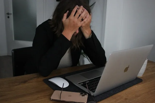 tax stress woman