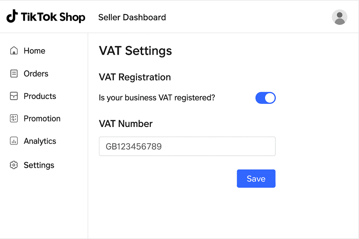 Tiktok VAT Dashboard