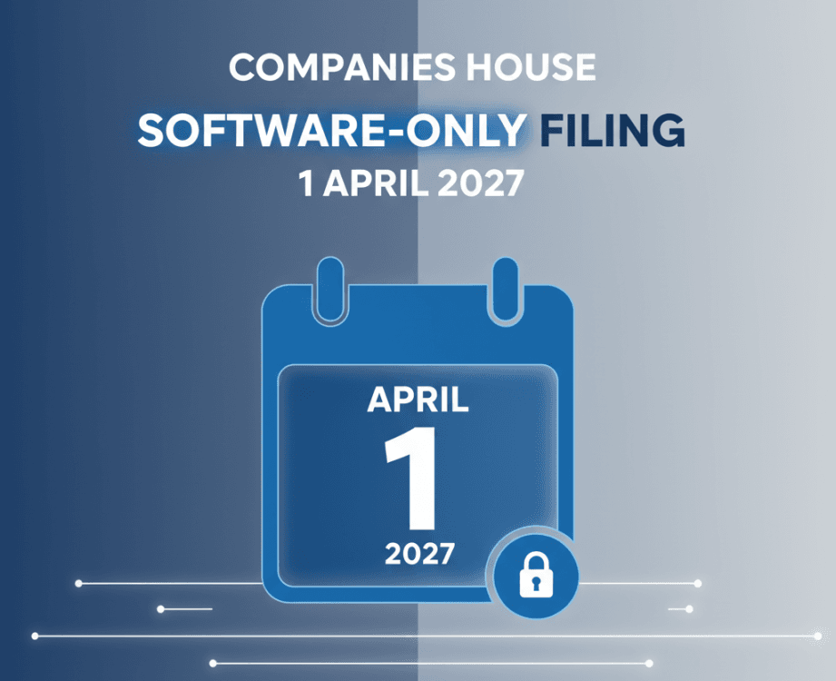 From 1 April 2027: Companies House software-only filing — what to do now 10 Companies House software-only filing timeline showing 1 April 2027 deadline