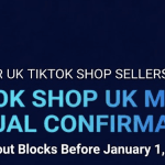 Urgent deadline graphic for TikTok Shop UK MRDP annual confirmation featuring a December 31 calendar with a "Deadline Today" stamp and an alarm clock in cyan and blue brand colors, warning sellers to act now to avoid payout blocks.