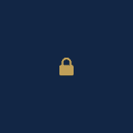 Navy blue background with a gold padlock icon representing AI data security risks for UK accounting practices