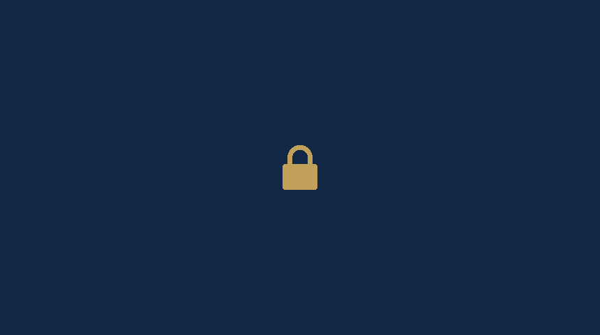 Navy blue background with a gold padlock icon representing AI data security risks for UK accounting practices