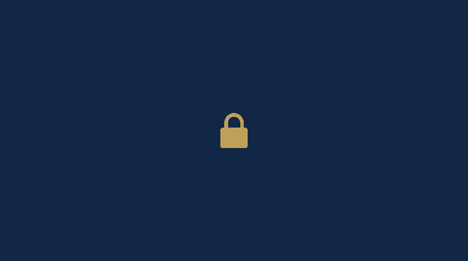 Navy blue background with a gold padlock icon representing AI data security risks for UK accounting practices