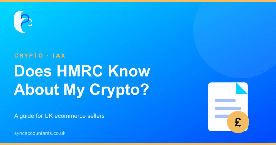 UK ecommerce seller paying a supplier in crypto while HMRC tracks the transaction.