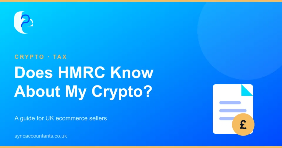 UK ecommerce seller paying a supplier in crypto while HMRC tracks the transaction.