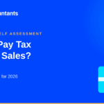 Sync Accountants title card reading "Do You Pay Tax on eBay Sales?", a UK seller's guide for 2026.