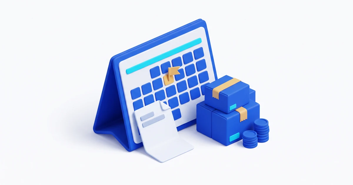 Autumn Budget 2026 for online sellers: what to check before 28 October 5 Budget date marked in a diary beside parcels and coins, showing why the Autumn Budget 2026 matters to online sellers planning Q4