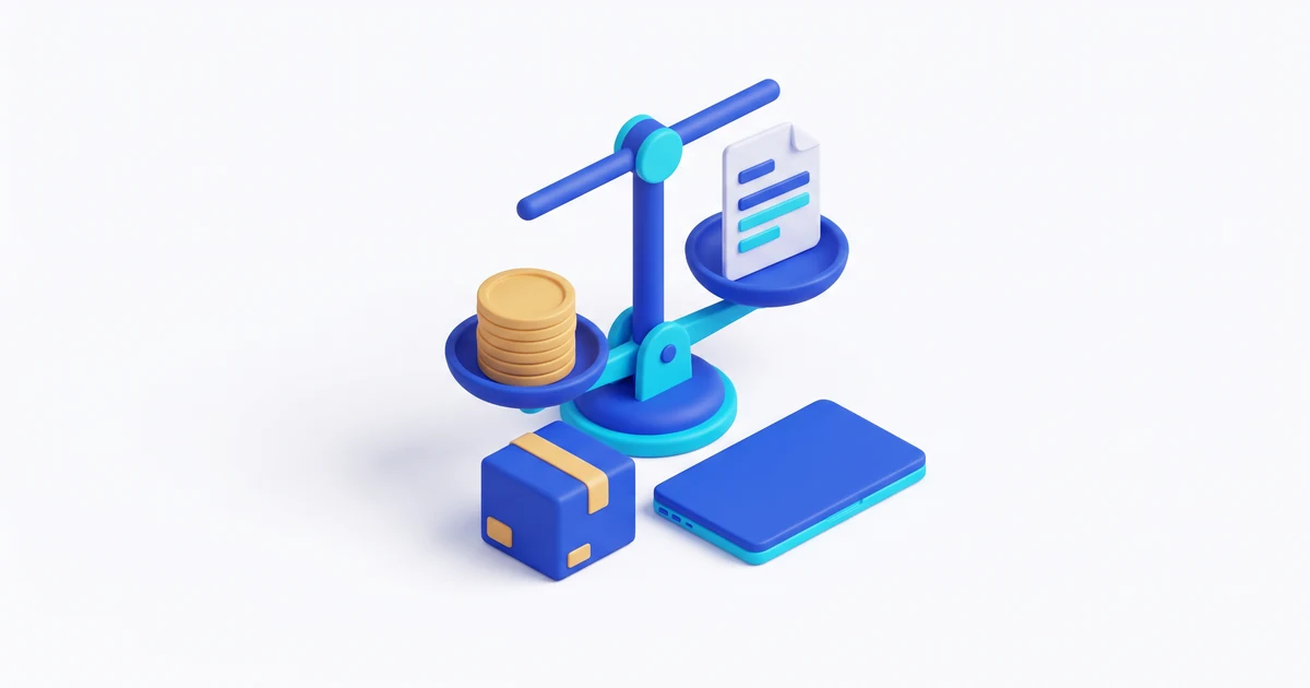 Salary or dividends for ecommerce directors: the 2026/27 numbers 5 A 3D isometric balance scale weighing gold coins against a payslip document, illustrating salary or dividends for ecommerce directors