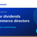 Sync Accountants title card reading "Salary or dividends for ecommerce directors", with the 2026/27 numbers worked through