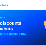 Sync Accountants title card reading "VAT on discounts and vouchers", with the line "Get it right before Black Friday"