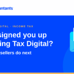 Sync Accountants title card reading "HMRC signed you up for Making Tax Digital?", with the line "What online sellers do next"